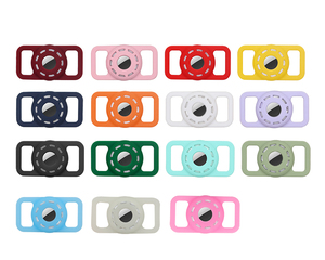 LeYi funda protectora para perro mascota <span class=keywords><strong>Collar</strong></span> para Air tag Holder Anti Lost a prueba de golpes GPS Tracker AIR Bow Cat Cover TAG Case - Product Image 1