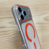 Étui magnétique de haute qualité pour iPhone 18 17 16 15 Pro Max, coque rigide transparente en PC, couleur translucide, pour téléphone portable