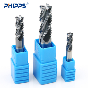 Chinese CNC HRC45 Rough <strong>End</strong> <strong>Mill</strong> 12mm <strong>Carbide</strong> Roughing <strong>End</strong> <strong>Mill</strong> 4 Flute Cutting Tools for Milling Machines - Product Image 1