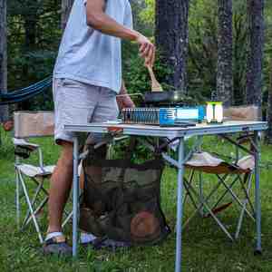 Escurridor de Malla Plegable Portátil para Autocaravanas, Remolques de Viaje y Cocinas Exteriores, Bolsa para Secar Platos de Camping - Product Image 6