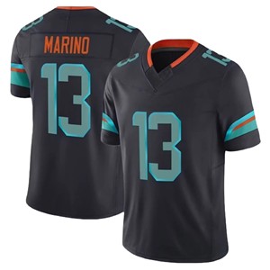 Vente en gros Miami Rivalries Meilleure Qualité # 10 Tyreek Hill # 28 Achane # 1Tua Tagovailoa # Maillot de football américain brodé 13 Marino - Product Image 4