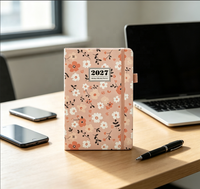 Carnets et Agendas A5 en Cuir PU Haut de Gamme 2027 – Nouveauté Tendance pour la Planification Quotidienne et les Accords Professionnels