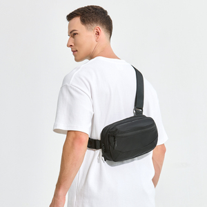 Bolso cruzado informal ligero resistente al agua, paquete de <span class=keywords><strong>hombro</strong></span> de <span class=keywords><strong>pecho</strong></span> minimalista para hombres y mujeres, bloqueo de bandolera - Product Image 1