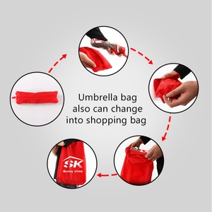 New Design Custom logo Color 3 Fold <b>Umbrella</b> Modern Novelty Portable Outdoor Travel School Bag <b>Umbrella</b> Vented New Style - Product Image 4