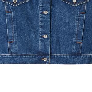 Veste en jean vintage pour femme, style printemps-automne, nouvelle collection, coupe ample américaine, haut de gamme, décontractée - Product Image 5