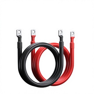 PowMr 0.3/0.6/1.5 Meters/Roll 35mm2 Copper Red and Black Solar <b>Battery</b> <b>Cable</b> PV System Wire with <b>Battery</b> Terminal - Product Image 2