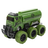 Le modèle de camion de pompiers militaire à six roues, véhicule de cascade à inertie pour enfants, se vend bien comme un jouet d'ingénierie.