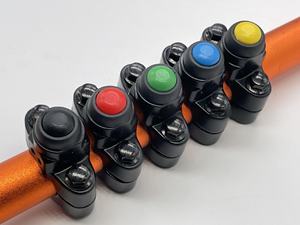 Pièces de moto, interrupteur de moto, support en alliage d'aluminium, interrupteur d'alimentation à réinitialisation automatique pour démarrage, arrêt, klaxon et phare. - Product Image 4