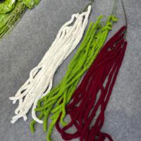 Tanaman Gantung Plafon Bunga Palsu T-FT011, Ranting Amaranthus Caudatus Buatan dari Wol untuk Dekorasi Gapura Pernikahan