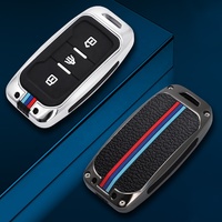 Coque métallique en silicone pour clé de voiture Chery Jetour X95 X90 X70 2020 2021 2022 Accessoire sans clé à distance Support de style de voiture