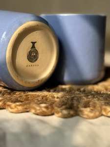 Elegantes Recipientes de Cerámica Mate Bluewave para Velas con Tapa, Frascos Cilíndricos con Estilo para Hacer Velas y Decoración - Product Image 4