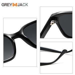 Gafas de Sol Greyjack Unisex, Montura TR90, Lentes TAC, Protección UV400, Estilo Deportivo Negro - Product Image 1