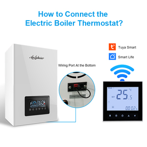 Caldera Eléctrica Versátil de Pared para Calefacción Central y Agua Caliente Doméstica de 6KW a 24KW con Control de Temporización - Product Image 3