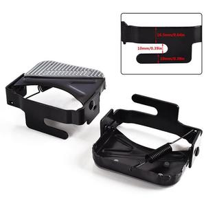 Pédales arrière antidérapantes en acier pour vélo, repose-pieds de sécurité pour enfant, siège arrière - Product Image 4
