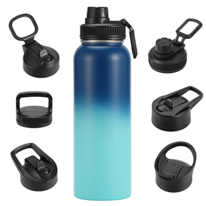 Bouteille d'eau isotherme en acier inoxydable à double paroi de 40 oz, personnalisable, pour le sport et les voyages – Vente chaude - Product Image 4