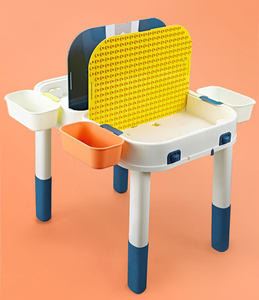 Trẻ Em Hoạt Động Chơi Bàn Với Hộp Lưu Trữ Ghế Đa Khối Xây Dựng Bàn Học Bàn Đồ Chơi Đặt Cho Trẻ Mới Biết Đi Bé Trai Bé Gái Playroom - Product Image 6