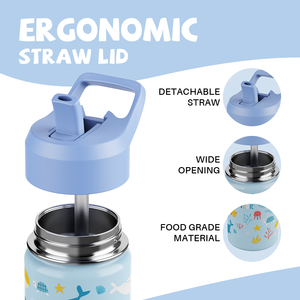 HAERSキッズスクールセットウォーターボトルキッズトップセラーランチボックスウォーターボトル付きかわいいギフトセット - Product Image 5