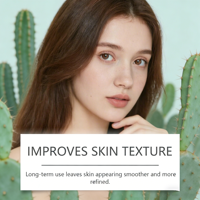 Produits de soin naturels en marque blanche : Crème hydratante pour le visage en capsules de cactus, hydratation intense, raffermissante