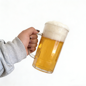 500ml Eco-Friendly Plastic Faux Food Beer Mug Handle Display Prop for Food Truck Snacks Cultural Festivals & Holiday Decorations - Product Image 1
