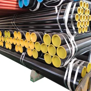 ASTM A106 sch40 seamless pipe with caps