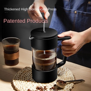 Thủy Tinh Borosilicate Cao Pháp Báo Chí Nồi Hiện Đại Thân Thiện Với Môi Thiết Kế Hộ Gia Đình Lọc Cà Phê & Trà Maker Tay Nồi - Product Image 5