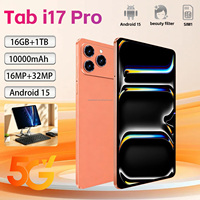 Tablet Educativa Profesional Tab I17 Pro, Pantalla HD de 10.1 Pulgadas, 16 GB + 1 TB de Memoria, Cámara HD, Versión Global, Tablet Android