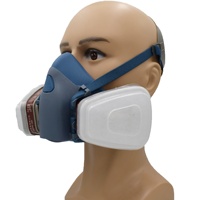 Demi-Masque de Protection en Silicone Respirateur Anti-Poussière Électrique Modèle 7502
