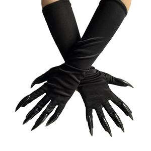 Guantes con Garras de Gato y Logotipo Personalizado - Diseño de Uñas Largas para Halloween, Cosplay y Fiestas de Disfraces - Product Image 2