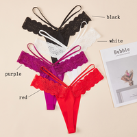S M L XL XXL Vente en gros Culottes string pour femmes grandes tailles, taille haute, en maille fine, sexy, avec dos en dentelle et découpe laser