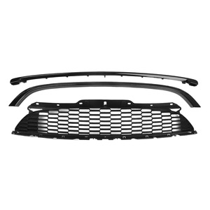 Jcw Front Bumper Kit For Mini R55 R56 R57 R58 R59 <b>Chrome</b> ABS Trim - Product Image 2