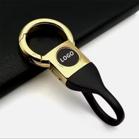 Accessoires de clé de voiture Logo personnalisé Cadeau en alliage de zinc Métal + TPU Porte-clés de voiture Porte-clés de voiture
