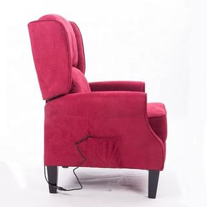 Sofá Reclinable Individual Moderno de Terciopelo con Función de Masaje, Cómodo Sillón Reclinable para Sala de Estar, Escuela, Parque - Product Image 3