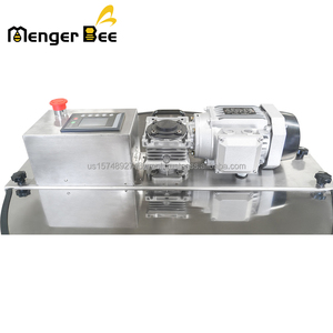 Extracteur de miel électrique radial automatique Dadant Menger Bee 12 cadres, construction en acier inoxydable, haute capacité 550W - Product Image 2