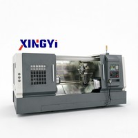 Torno CNC de Cama Inclinada TCK63 para Mecanizado de Piezas Metálicas, Guía Lineal de Alta Rigidez, Centro de Torneado CNC Automático