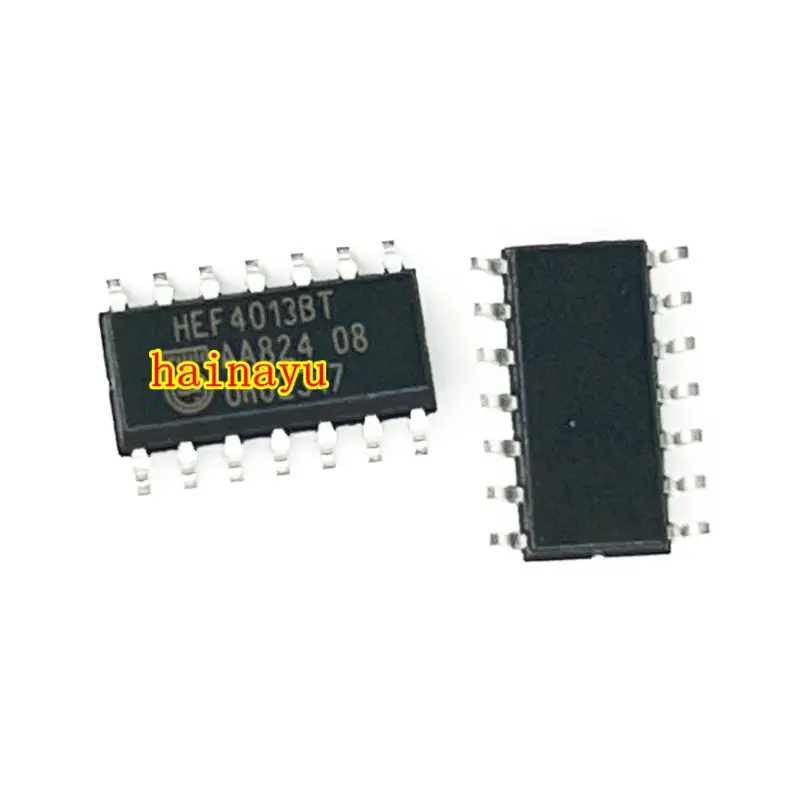 Электронный чип IC с одной быстрой доставкой HEF4013 SMD SOP-14, двойной D шлепанцы, логический чип HEF4013BT