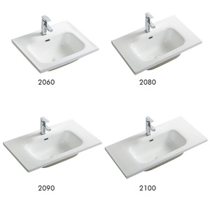Lavabo <span class=keywords><strong>de</strong></span> Cerámica Estilo Campestre, Precio Económico <span class=keywords><strong>de</strong></span> Fábrica, Entrega en 7 Días, Mueble <span class=keywords><strong>de</strong></span> Baño con Lavabo <span class=keywords><strong>de</strong></span> 24, 36 y 48 Pulgadas para Baño - Product Image 2