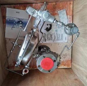 Válvula de bola neumática Fisher Regulator 1190 de baja presión para gas, con operación piloto y reducción de presión, para montaje en plataforma. - Product Image 2