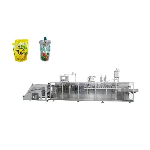 Sinaasappel/Appelsap/Honing/Fruitdrank/Vloeibare Hoge Snelheid Verpakkingsmachine Volautomatische Vulling Zegel Weegt Verpakking 1-2000Ml