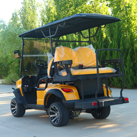 Ensemble de roues et de pneus personnalisés pour voiturette de golf - 14 pouces chromé ou noir usiné