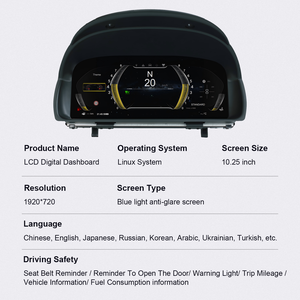 Afficheur numérique du tableau de bord <span class=keywords><strong>X1</strong></span> E84, compteur de vitesse, Apple CarPlay sans fil, Android Auto pour <span class=keywords><strong>BMW</strong></span> <span class=keywords><strong>X1</strong></span> E84 - Product Image 5
