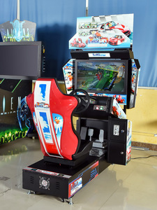 Factory Price English Motion Racing 32 LCD Metal Driving Car Outrun <b>Arcade</b> Games Machine Customizable 2 Player 1 Year - Product Image 3