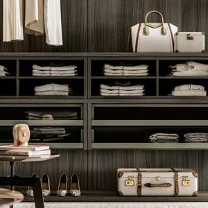 BALOM <b>Wardrobe</b> Simple Modern Melamine Particle Board Panel <b>Wardrobe</b> <b>Storage</b> Cabinet Closet Bedroom U Shape Walk in <b>Wardrobes</b> - Product Image 6