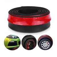 Protection de pare-chocs avant de voiture universelle en caoutchouc EPDM noir 60MM, garniture de carrosserie 2.5M PH