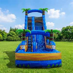 WINSUN Kids US Warehouse Outdoor Indoor Water Park PVC Inflatable Water <b>Slide</b> with <b>Pool</b> - Product Image 1
