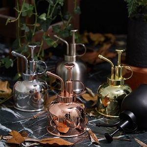 250มิลค่ะมินิสแตนเลสซาตินเงิน,ชุบโครเมี่ยมสีโลหะหมอกเครื่องพ่นสารเคมีหัวขวดน้ำ - Product Image 4