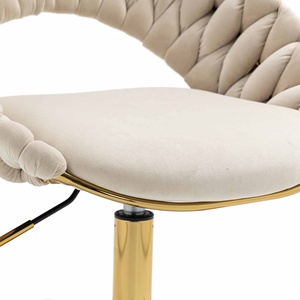 Sedia spogliatoio de maquillaje in velluto sedia soggiorno girevole braccioli sedie casa camera da letto mobili trucco Chaises de <span class=keywords><strong>salo</strong></span> - Product Image 3