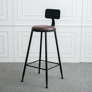 Sillas Altas de Barra de Metal, Sillas Altas de Hierro Fundido y <span class=keywords><strong>Mesa</strong></span> <span class=keywords><strong>Alta</strong></span>, Muebles de Café - Product Image 6