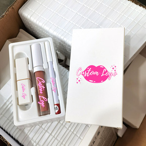 Bán buôn 3 trong 1 Matte Lip Gloss + Son môi + Lip Liner Set nhà máy cung cấp nhãn hiệu riêng Lip Liner và Gloss Kit - Product Image 1