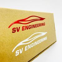 Etiqueta metálica autoadhesiva personalizada para coche, Logo en relieve 3D, pegatina de Metal para portátil y Notebook