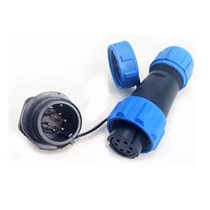 Connettore per aviazione seriale SD <span class=keywords><strong>2</strong></span>/3 // 9 core spina elettrica industriale in plastica connettore impermeabile SP per bici elettrica/luce Led/alimentazione - Product Image 4